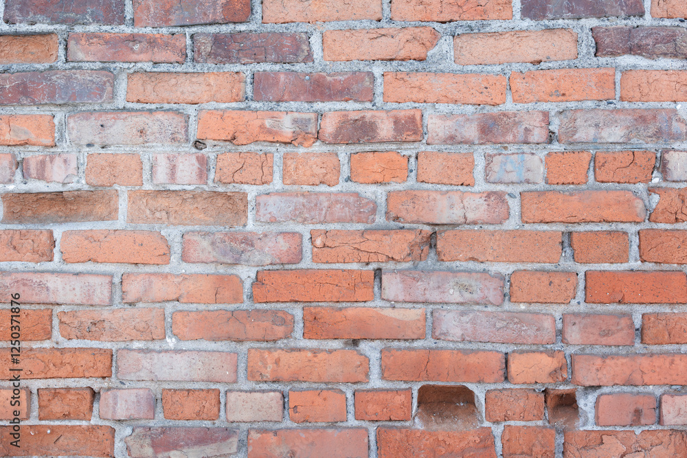 Old weathered brick wall as background . Old weathered brick wall as background .