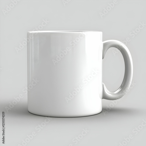 minimalist white background for a mug mock up