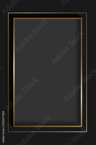 blank-rectangle-black-abstract-frame-vector
