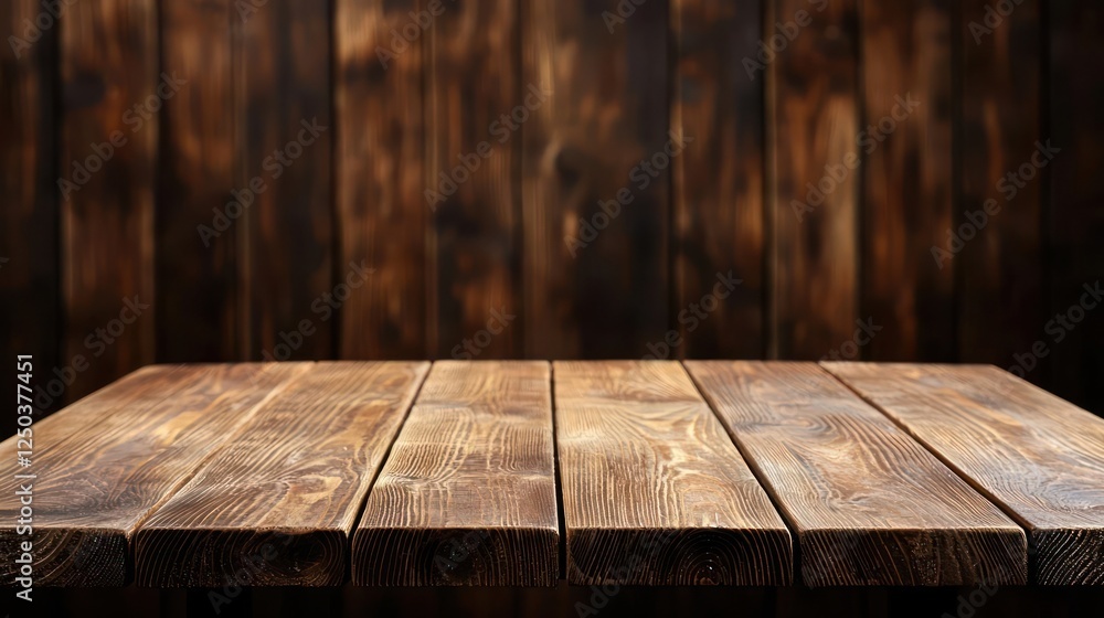Empty Wooden Table Background Empty Wooden Table Background