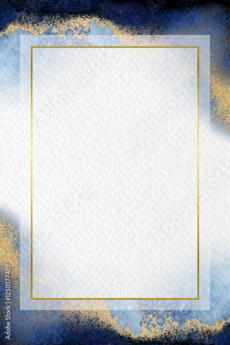 blank-golden-rectangle-frame-vector