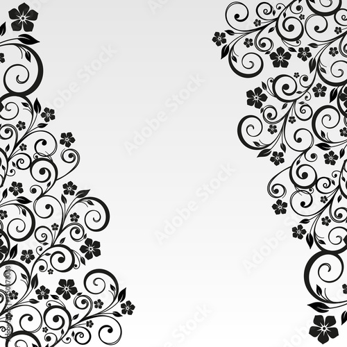 black-floral-ornaments
