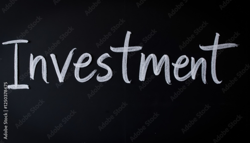 Investment Success Starts with Financial Literacy and Responsibility Concept. Handwritten Investment Word on Black Chalkboard Background Investment Success Starts with Financial Literacy and Responsibility Concept. Handwritten Investment Word on Black Chalkboard Background