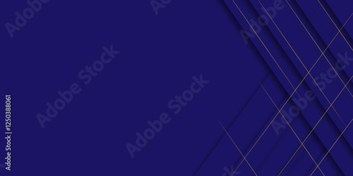 Abstract navy diagonal overlap background. Vector Illustration. Modern abstract technology Blue geometric shapes background. Suit for poster, banner, brochure, corporate, website. 