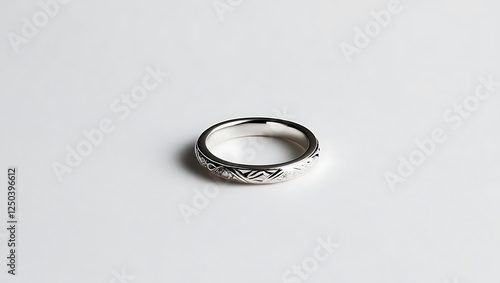 Wedding rings, isolated on white background
 photo