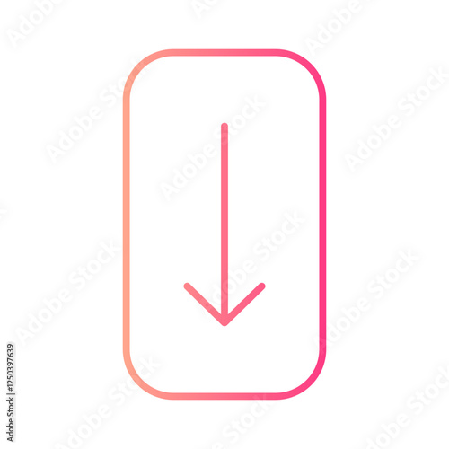 scroll bar gradient icon