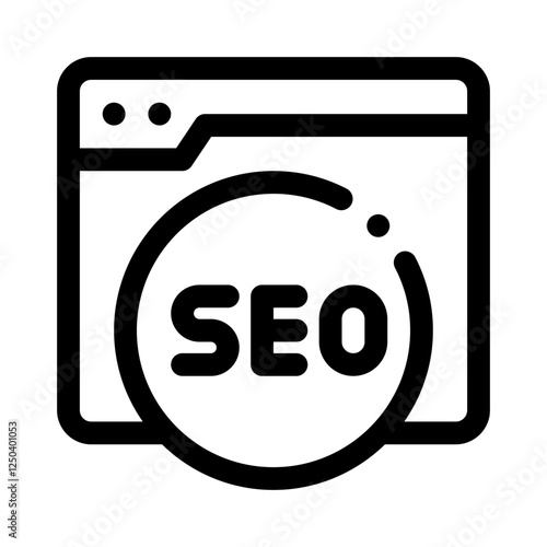 SEO line icon