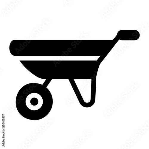 wheelbarrow Solid icon