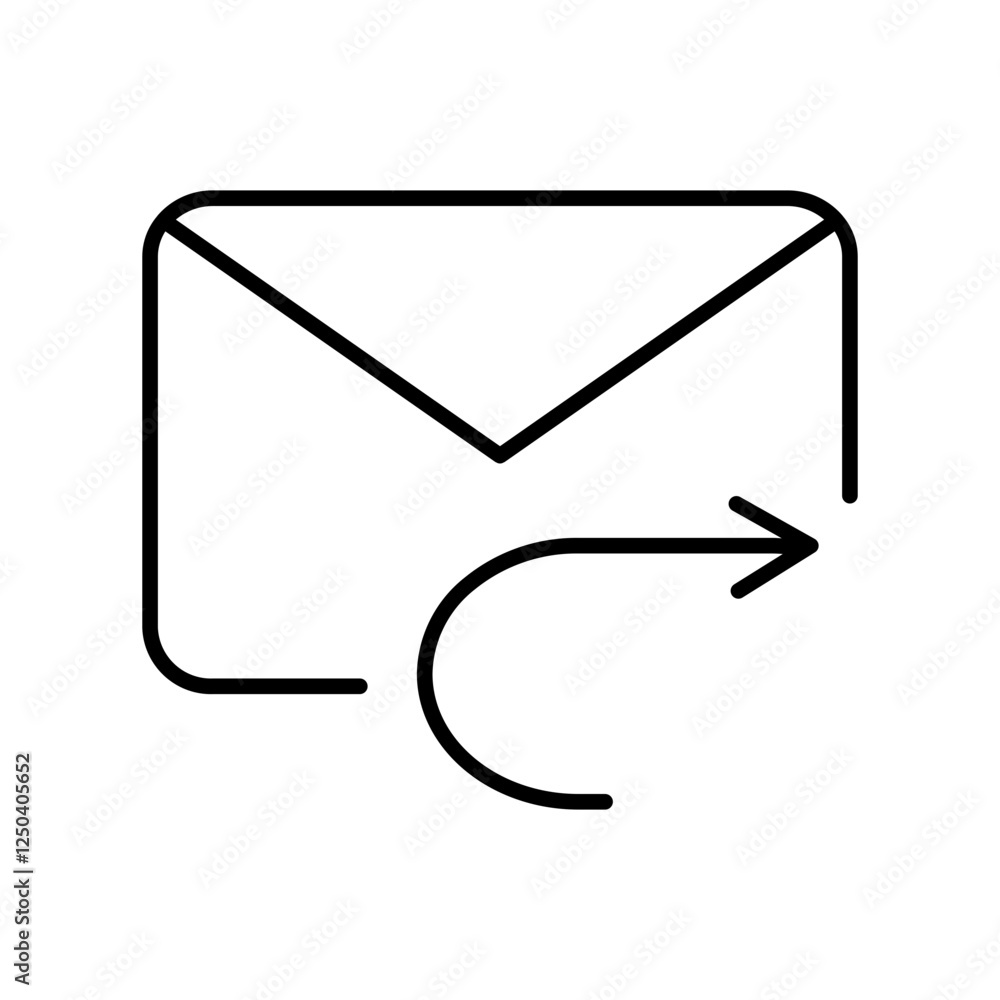 forward email line icon forward email line icon
