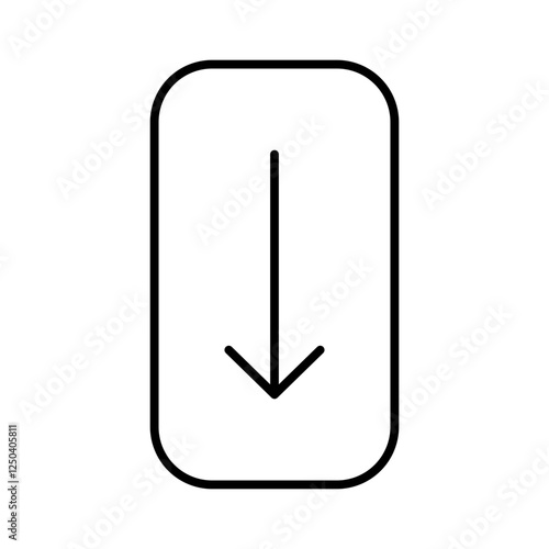 scroll bar line icon
