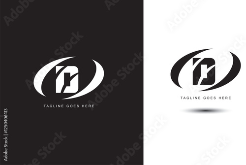 D letter Unique Logo design 2025