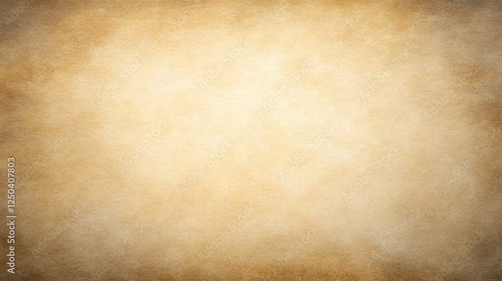 Obraz premium Aged parchment texture background, vintage design, light center