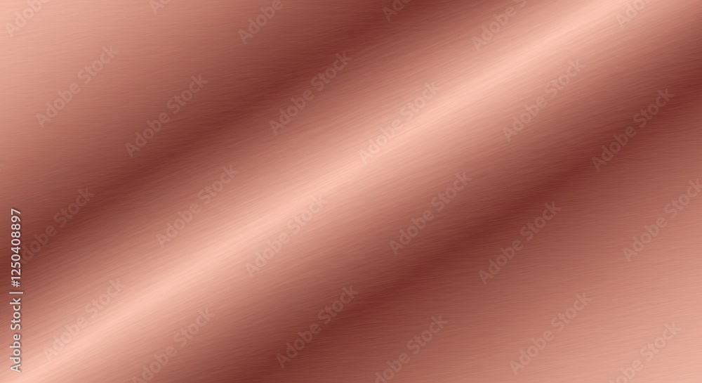 Smooth copper surface, metallic texture, gradient light reflection, minimalist abstract background, soft sheen, rose gold hue, seamless pattern, polished metal Smooth copper surface, metallic texture, gradient light reflection, minimalist abstract background, soft sheen, rose gold hue, seamless pattern, polished metal