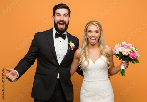 신랑 신부 커플 결혼식 웨딩 사진 이미지 Groom & bride couple wedding