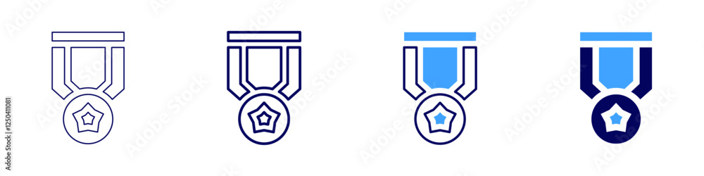 Achievement milestones icon in 4 different styles. Thin Line, Line, Bold Line, Duotone. Duotone style. Editable stroke Achievement milestones icon in 4 different styles. Thin Line, Line, Bold Line, Duotone. Duotone style. Editable stroke