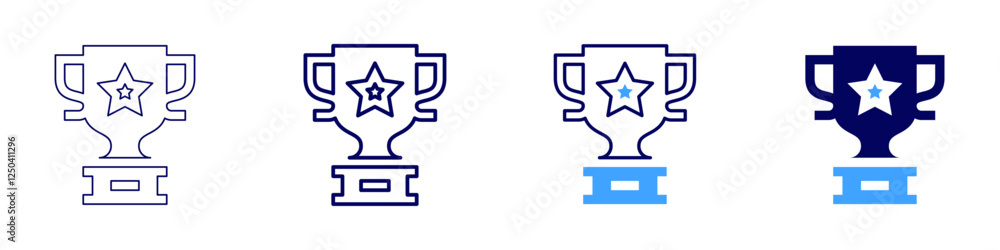 Achievement tracking icon in 4 different styles. Thin Line, Line, Bold Line, Duotone. Duotone style. Editable stroke Achievement tracking icon in 4 different styles. Thin Line, Line, Bold Line, Duotone. Duotone style. Editable stroke