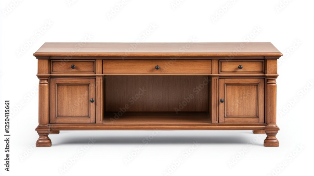 Elegant Wooden TV Stand with Storage Cabinets and Smooth Finish for Modern Living Room Decor Elegant Wooden TV Stand with Storage Cabinets and Smooth Finish for Modern Living Room Decor