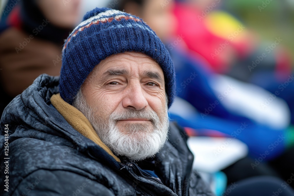 A heartfelt portrait of a wise elderly man with a warm smile, dressed in cozy attire, capturing the essence of life experiences and wisdom in a candid moment. A heartfelt portrait of a wise elderly man with a warm smile, dressed in cozy attire, capturing the essence of life experiences and wisdom in a candid moment.