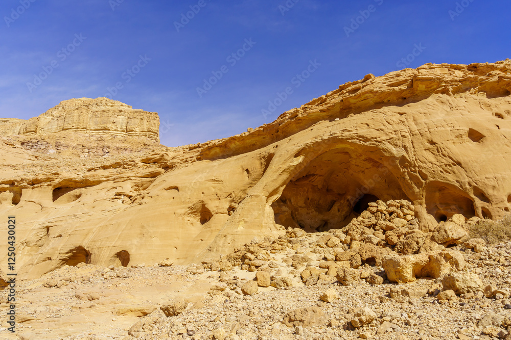 Rock formations and landscape, in Timna desert park