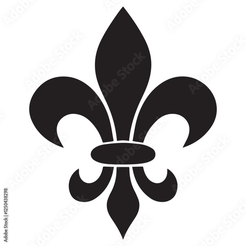 fleur de lis icon vector with trendy design