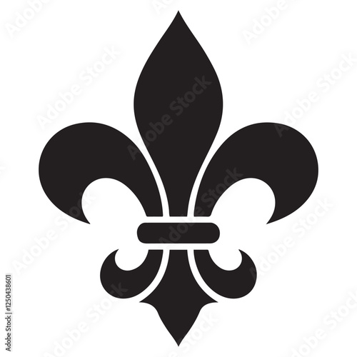fleur de lis icon vector with trendy design