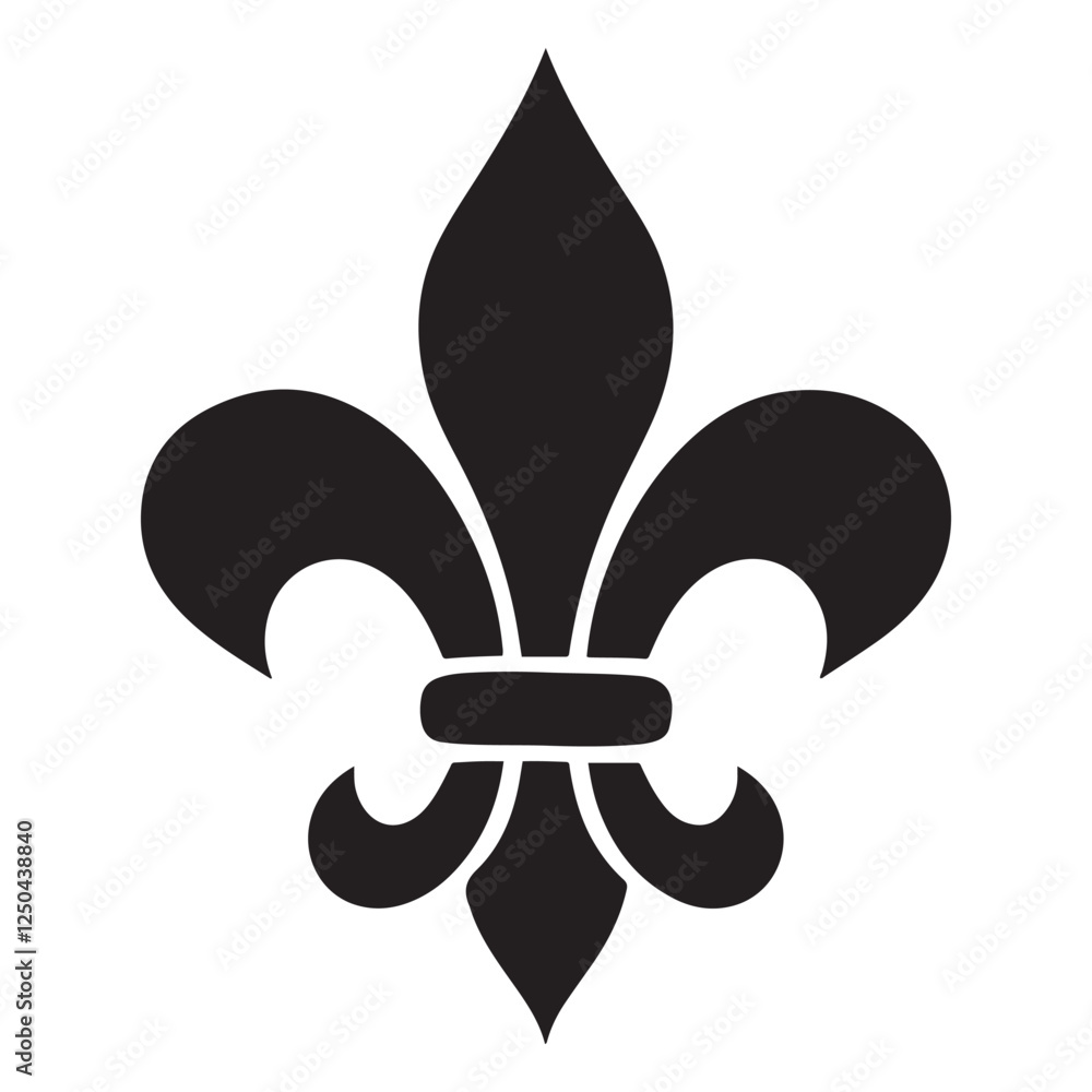 fleur de lis icon vector with trendy design fleur de lis icon vector with trendy design