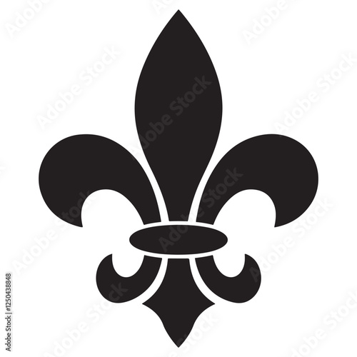 fleur de lis icon vector with trendy design