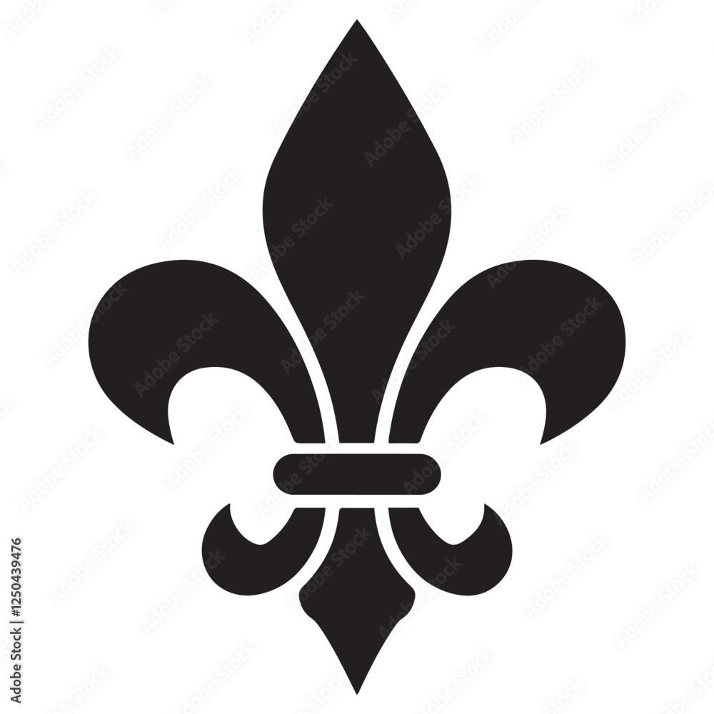 fleur de lis icon vector with trendy design fleur de lis icon vector with trendy design