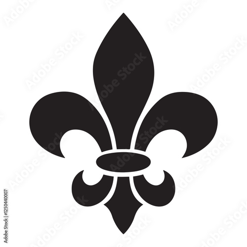 fleur de lis icon vector with trendy design