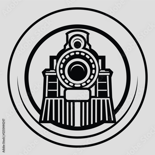 On a station platform. Vector illustration on the subject of train, tram, subway ride