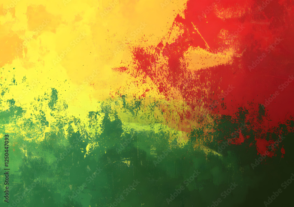 Obraz premium Abstract background with red green yellow. Rasta concept.