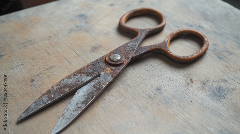 Used scissors that are a little dirty and rusty. made of stainless steel isolated on a white background. Used scissors that are a little dirty and rusty. made of stainless steel isolated on a white background.