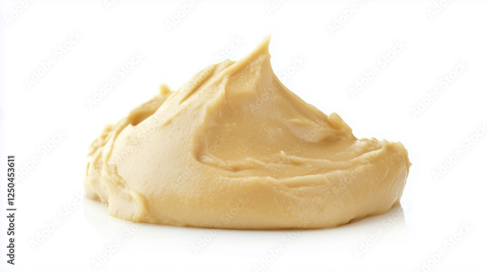 Hummus isolated on white background Hummus isolated on white background