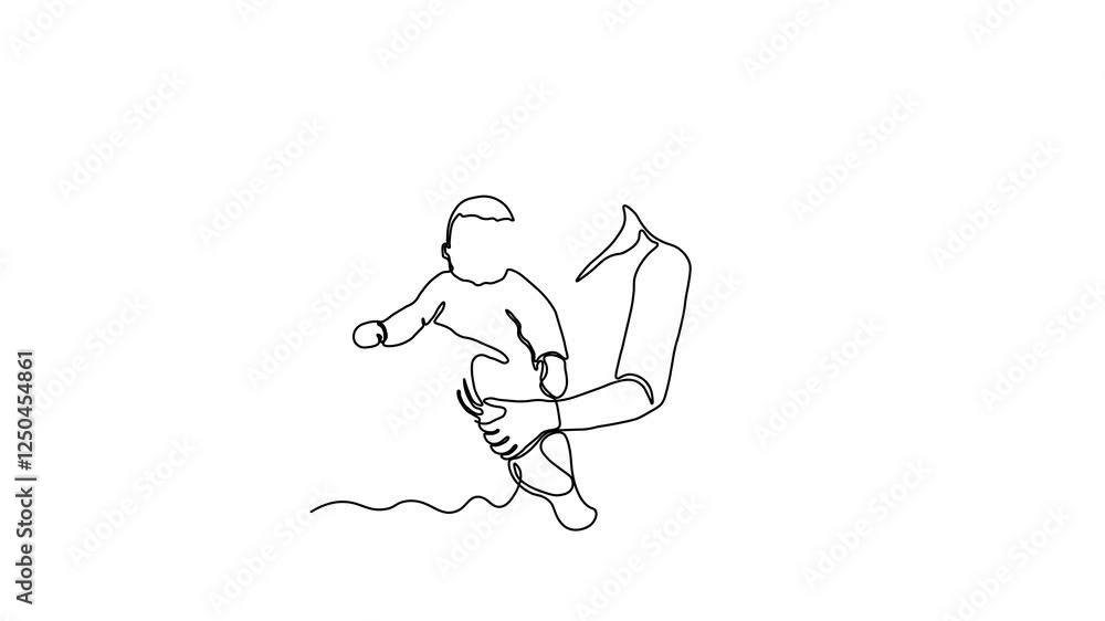 Abstract woman with baby, child in her arms, Self drawing animation one continuous line draw, logo Abstract woman with baby, child in her arms, Self drawing animation one continuous line draw, logo