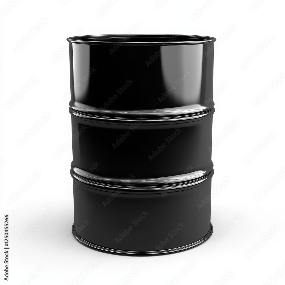Black metal drum isolated on white background. (1) Black metal drum isolated on white background. (1)