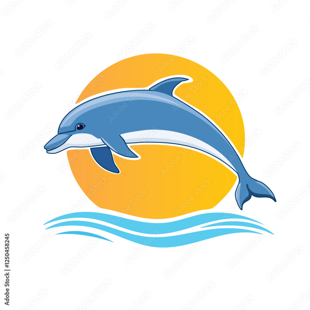 Fototapeta premium dolphin jump out of water