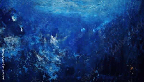 Wallpaper Mural deep blue abstract texture resembling oceanic depths and cosmic clouds for creative background or wall art Torontodigital.ca