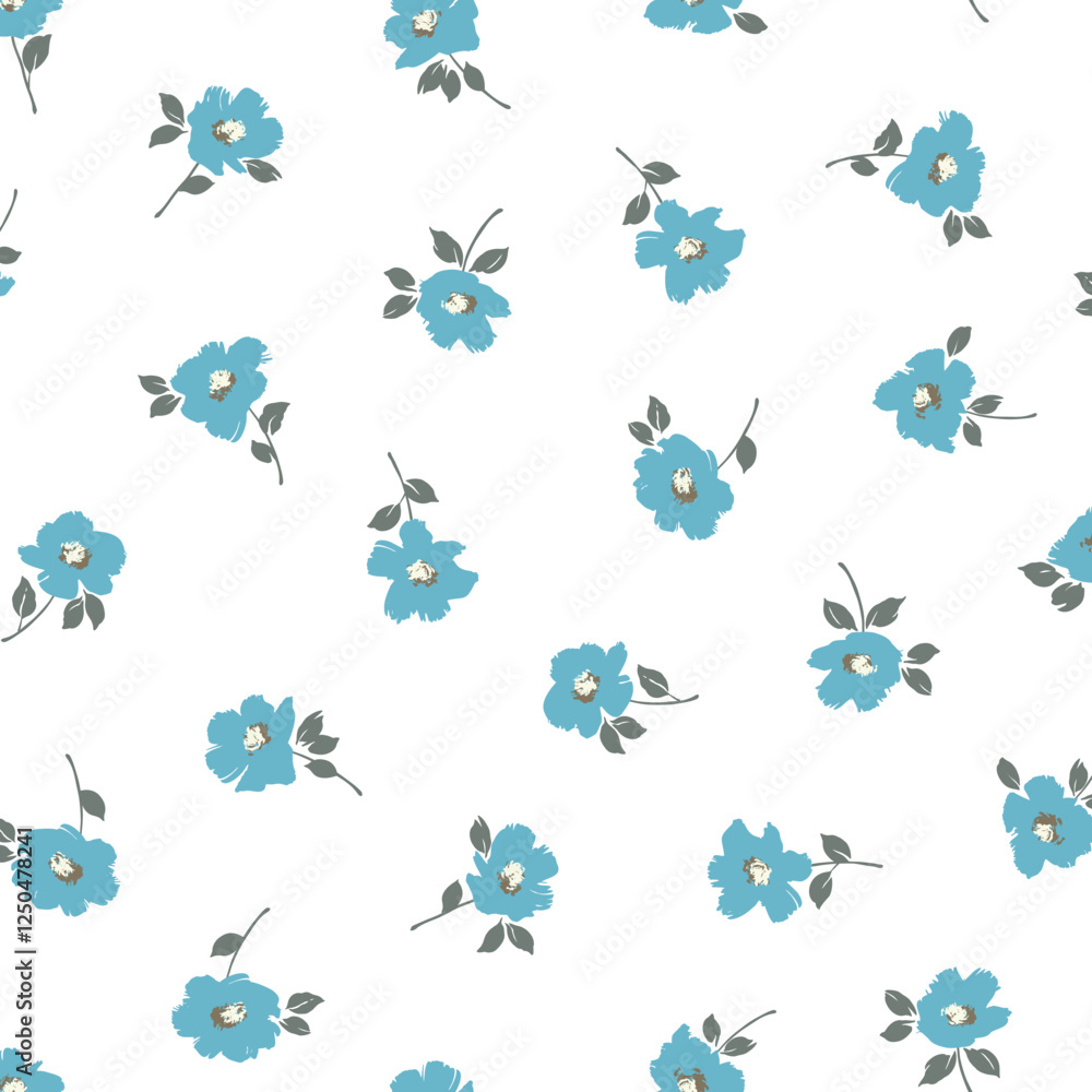 Fototapeta premium Beautiful floral pattern perfect for textile design,