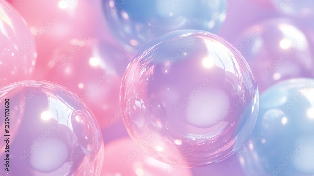 Abstract Pastel Bubbles Background Abstract Pastel Bubbles Background