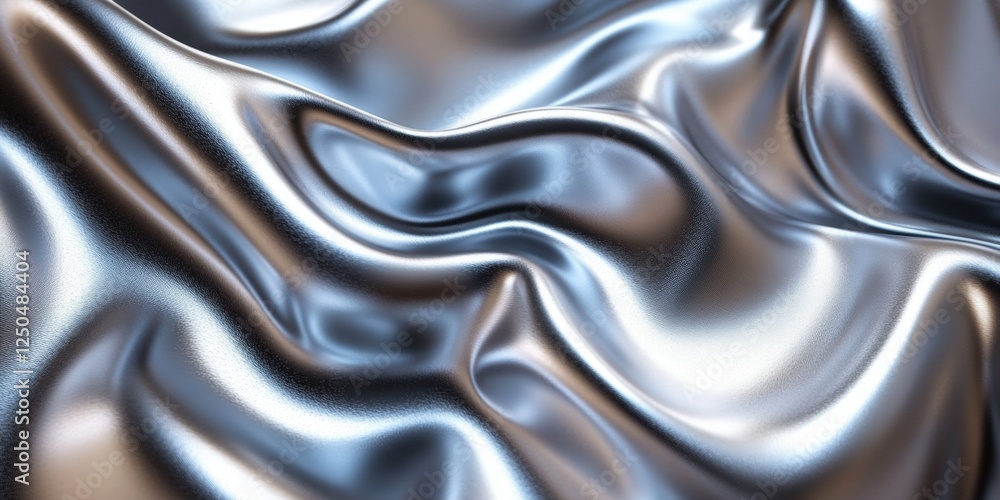 Smooth and Flowing Silver Fabric with Subtle Gradients Perfect for Elegant Backgrounds in Different Design Projects Smooth and Flowing Silver Fabric with Subtle Gradients Perfect for Elegant Backgrounds in Different Design Projects