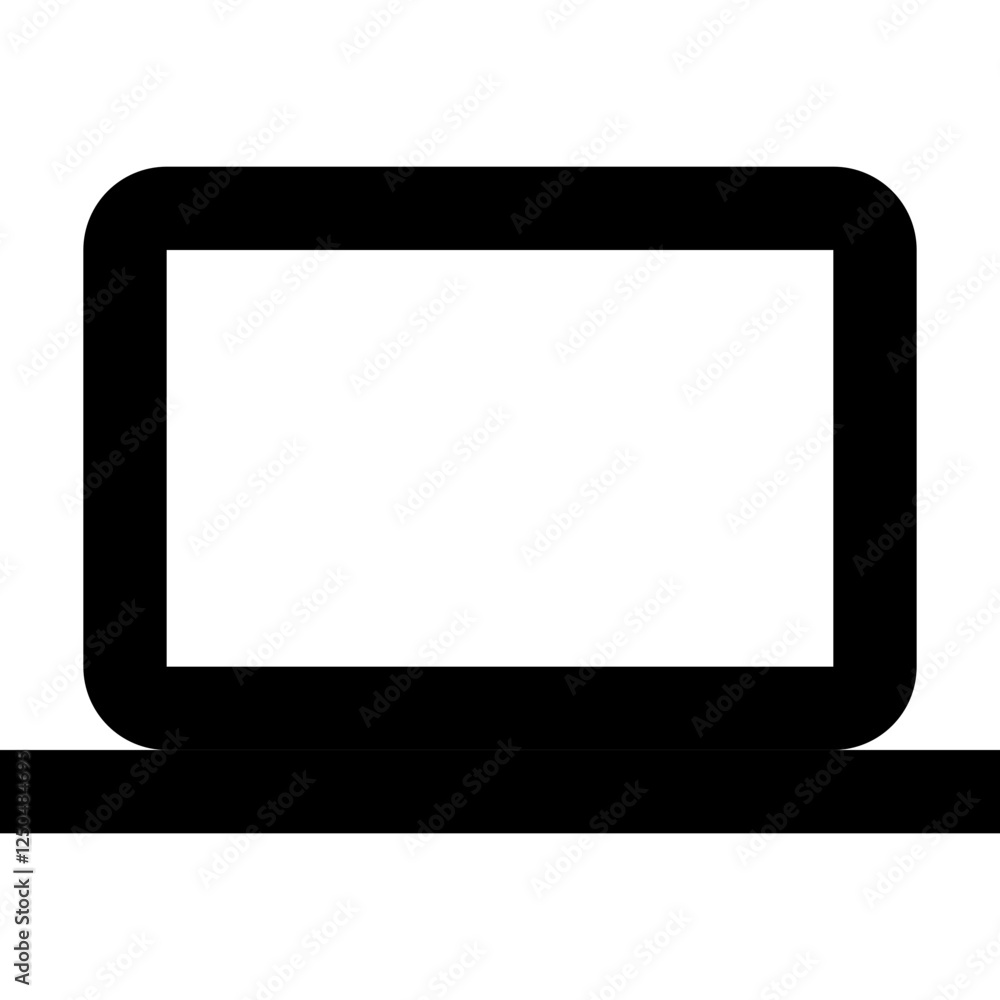 Laptop - Simple Minimalist for Interface Icon Laptop - Simple Minimalist for Interface Icon