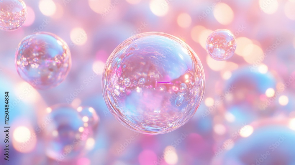 Abstract Pastel Bubbles Background Abstract Pastel Bubbles Background