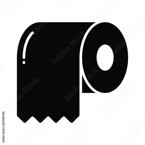 An icon of tissue roll in trendy style, ready to use vector