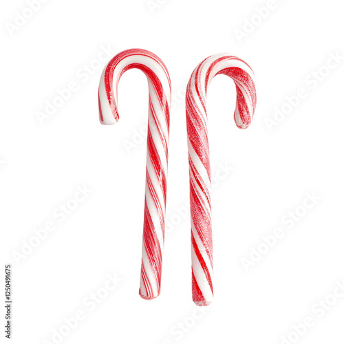 Sweet Red and White Candy Canes Christmas Treats Holiday photo