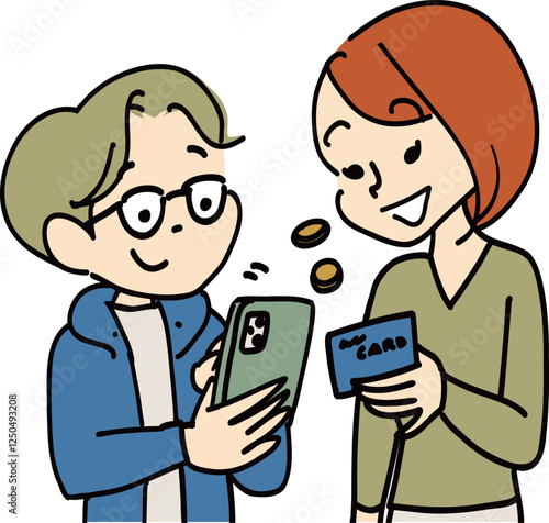 親のクレジットカードから子供のスマホにマネーチャージ