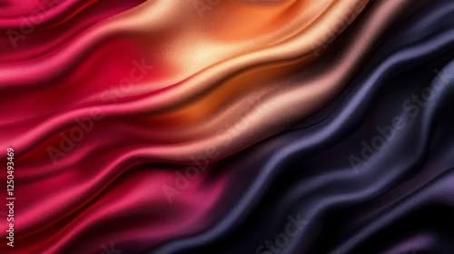Gradient Red Orange Purple Fabric Texture