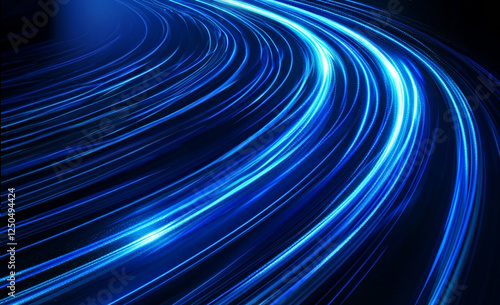 Blue lights wave swirl wallpaper backgrounds