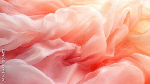 Wallpaper Mural Soft Draped Fabric With Gradient Colors Torontodigital.ca