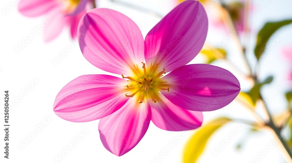 Obraz premium pink and yellow flowers