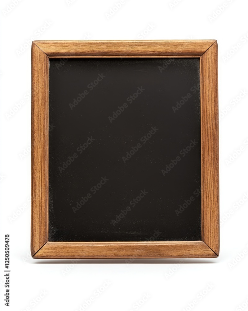 Wooden framed chalkboard, blank, studio, white background, menu (1) Wooden framed chalkboard, blank, studio, white background, menu (1)